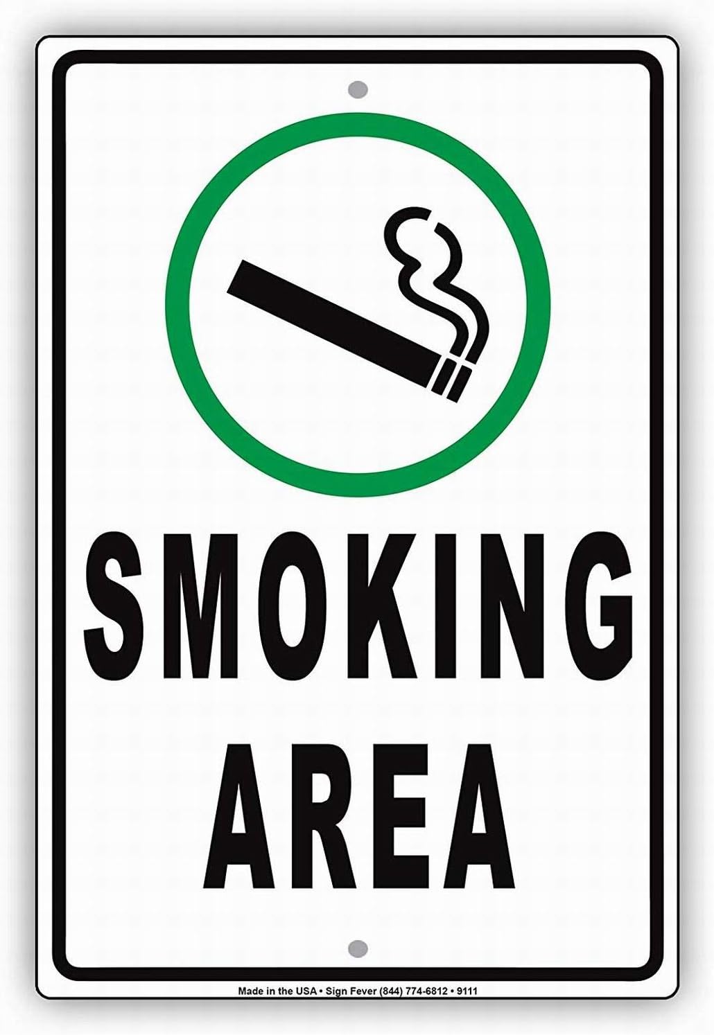 Vaping Store - Sinal de segurança 12x16 fumar vaping