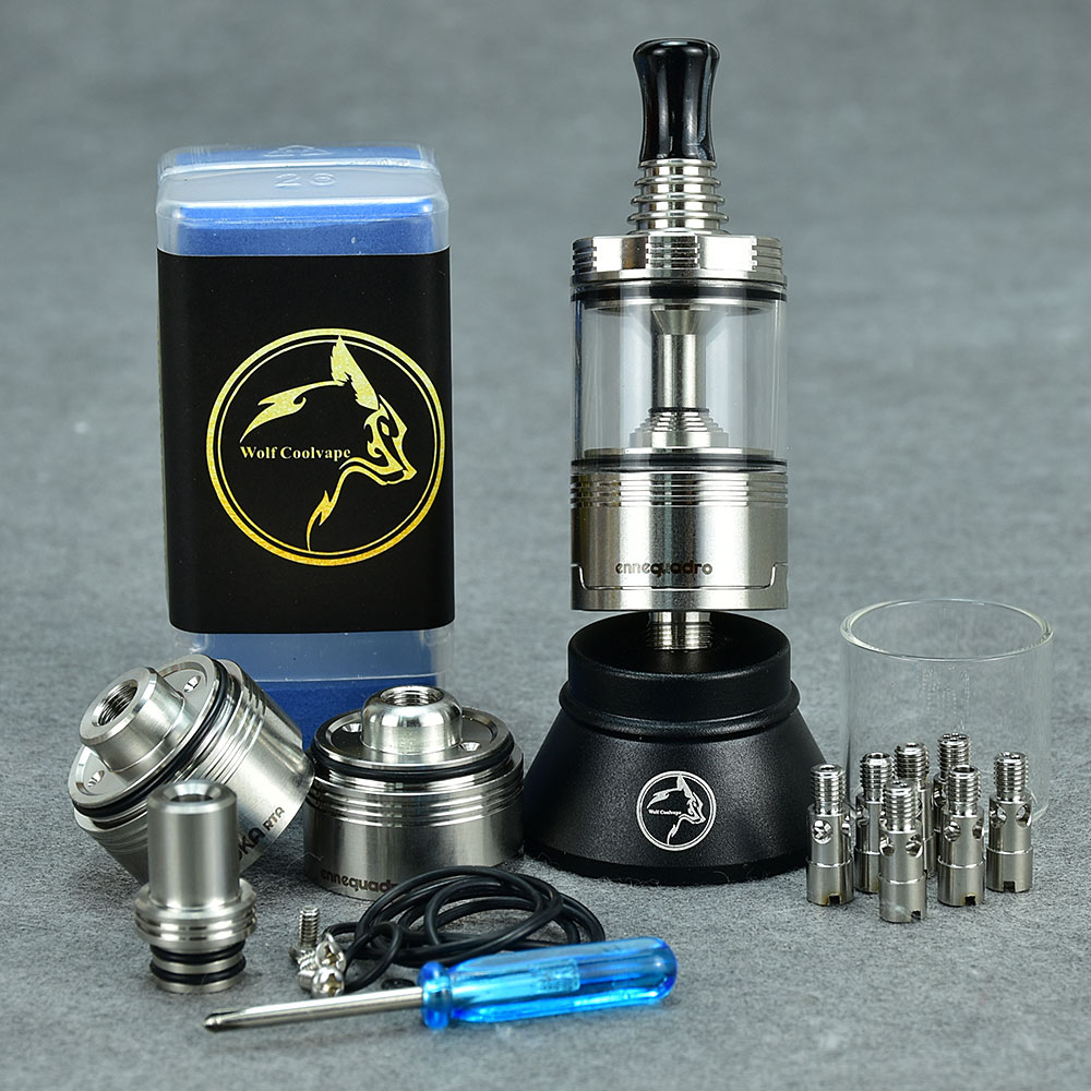 Wolfcoolvape Moka mtl RTA Atom - Vaping Air avaliação e preço