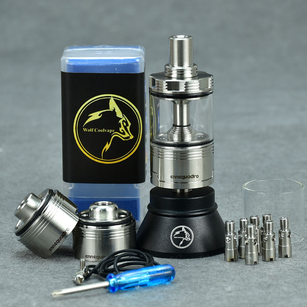 Wolfcoolvape Moka mtl RTA Atom - Vaping Air avaliação e preço